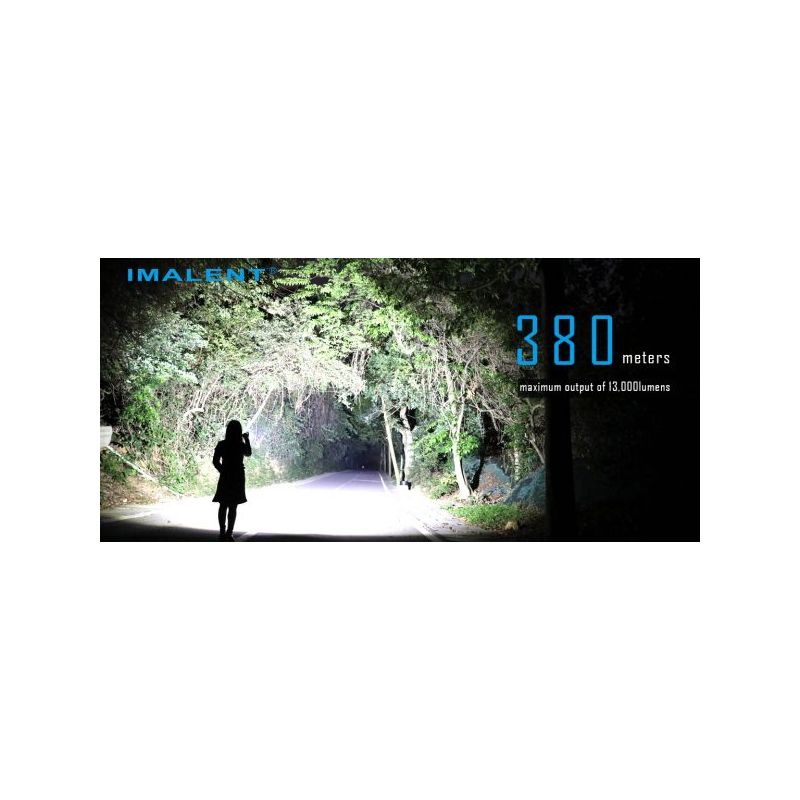 Imalent ms03 xHP70 2nd LED 13000 lúmenes 324 metros 21700 Batería EDC Linterna