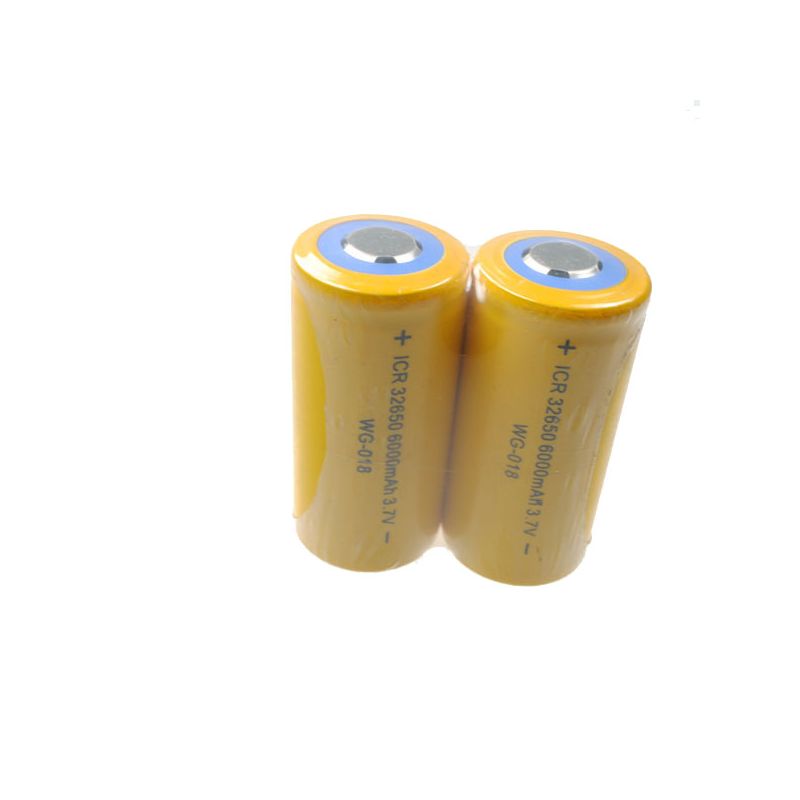 ICR 32650 Batería 6000mAh 3.7V batería de recarga de litio