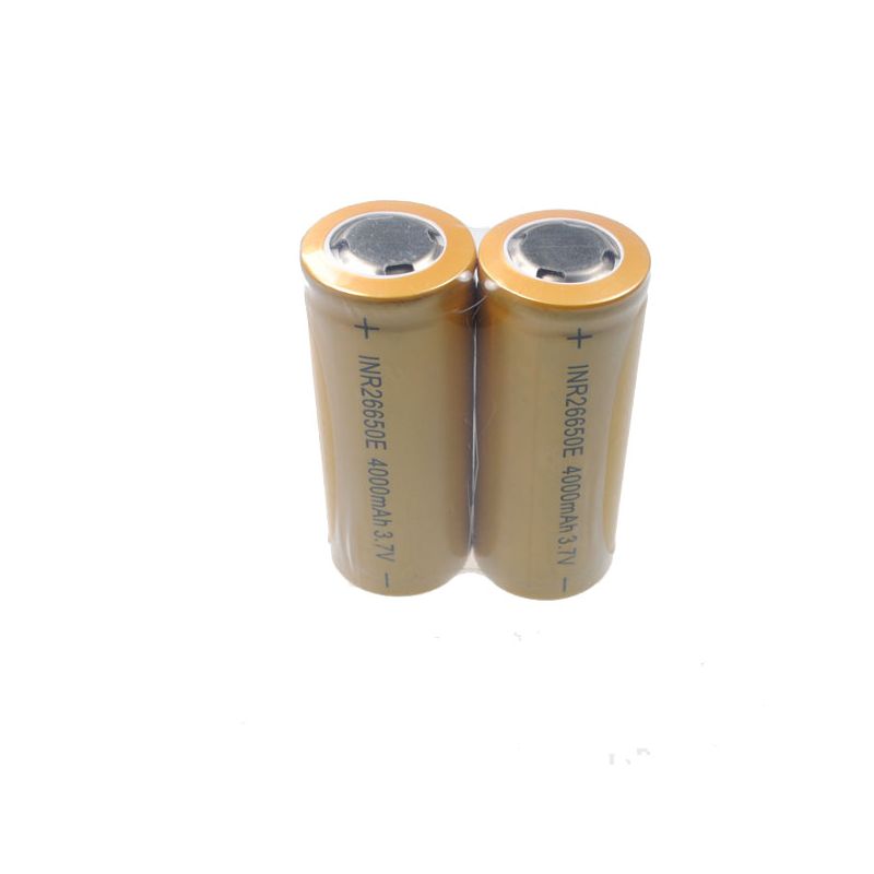 Batería recargable de alta capacidad 26650 4000mAh Li-Ion (1 par)