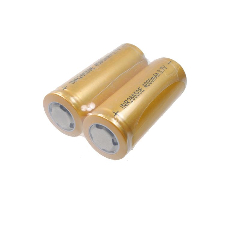 Batería recargable de alta capacidad 26650 4000mAh Li-Ion (1 par)
