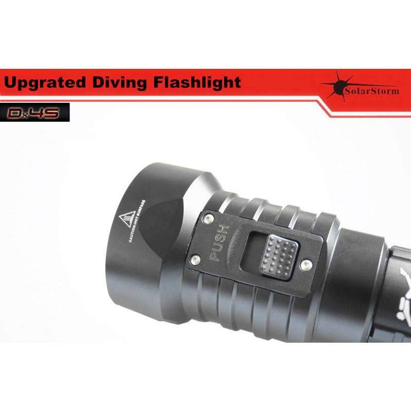 Solarstorm DX4S 4XU2 3200-LUMEN LED Linterna de buceo