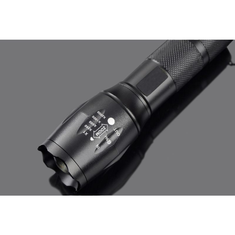 UltraFire A100 Zoomable T6 5 modelos 1800-lumen LED linterna