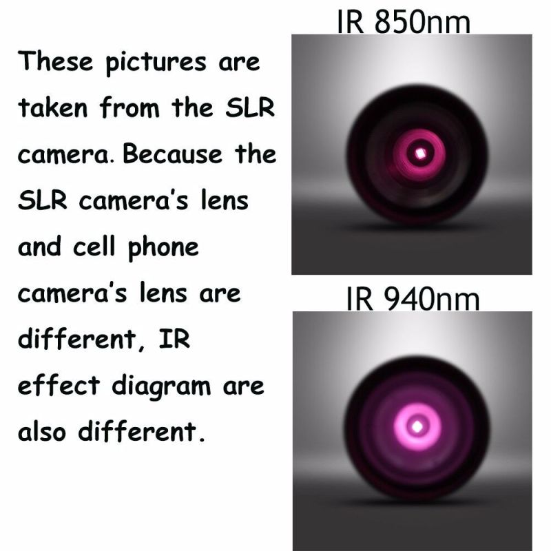 Uniquefire UF-1505 IR 850nm Linteral de LED zoomable