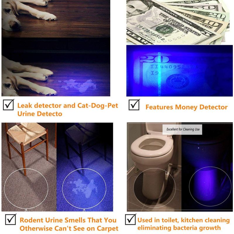 UltraFire WF-502B.2 395nm LED Linterna UV LED