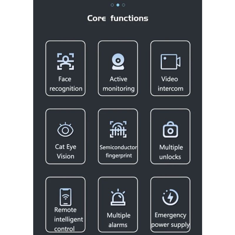 Tuya Wifi 3D cara cerradura de puerta inteligente cerradura electrónica Digital cámara de seguridad huella Digital inteligente contraseña tarjeta desbloqueo de llave