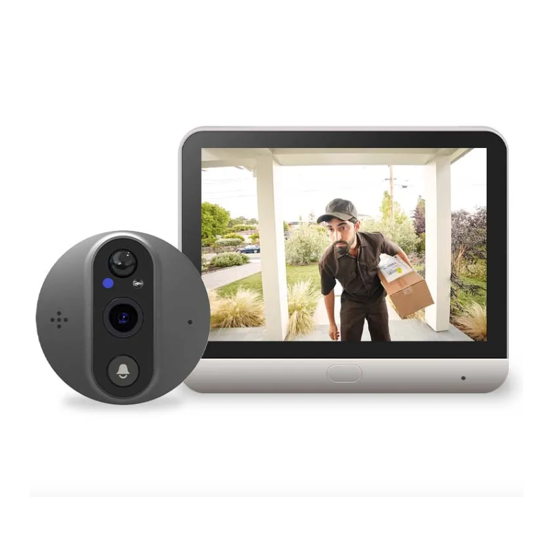 Tuya Smart 1080P WiFi mirilla cámara de vídeo PIR Detector de movimiento seguridad del hogar visión nocturna Video puerta Camer