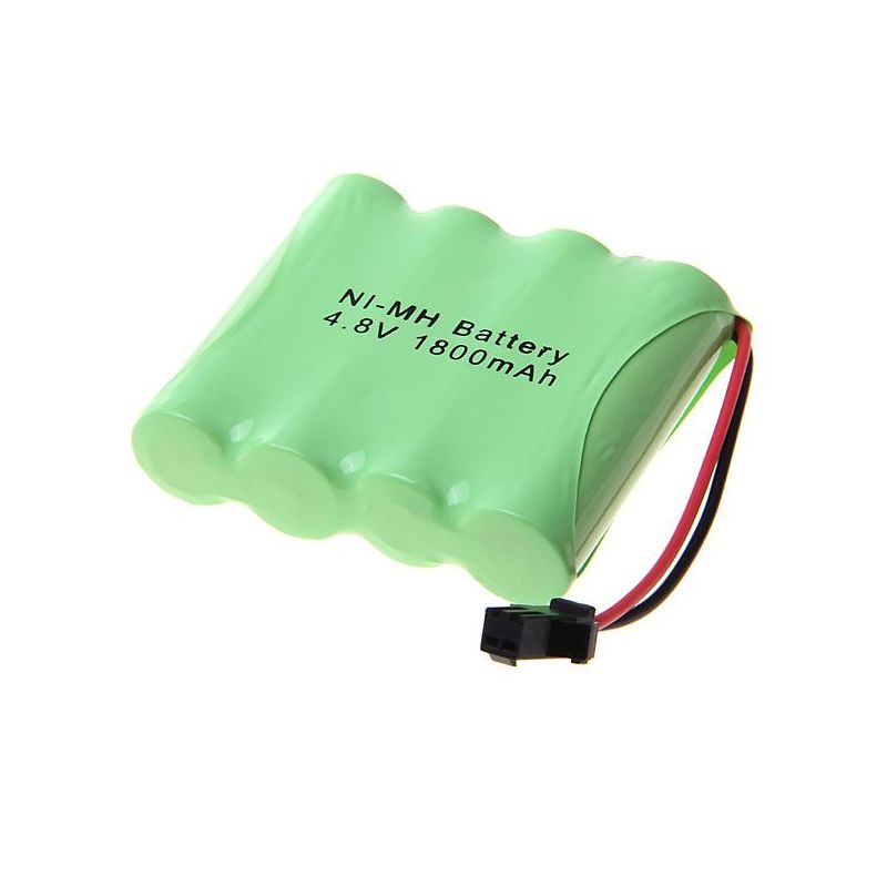 Batería recargable con enchufe SM Ni-MH de 4,8 V AA y 1800 mAh