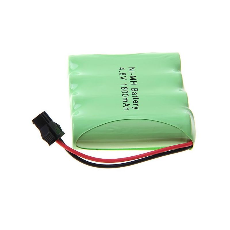 Batería recargable con enchufe SM Ni-MH de 4,8 V AA y 1800 mAh