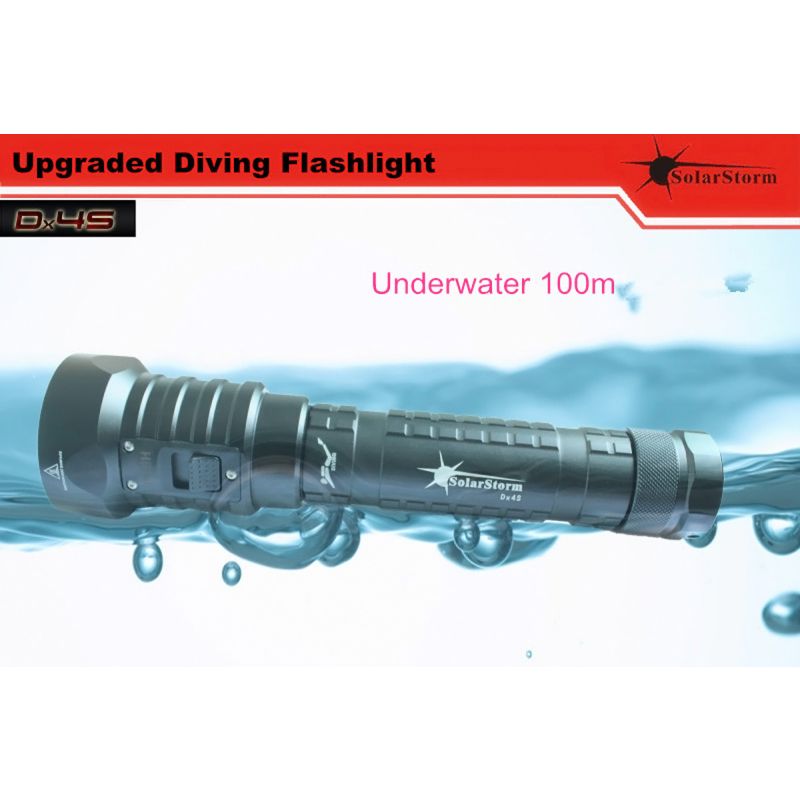 Solarstorm DX4S 4XU2 3200-LUMEN LED Linterna de buceo