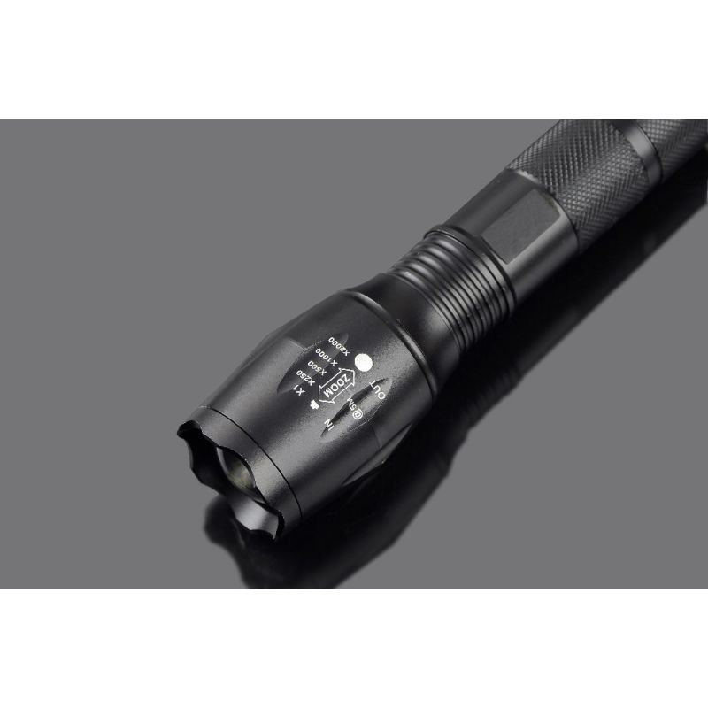 UltraFire A100 Zoomable T6 5 modelos 1800-lumen LED linterna
