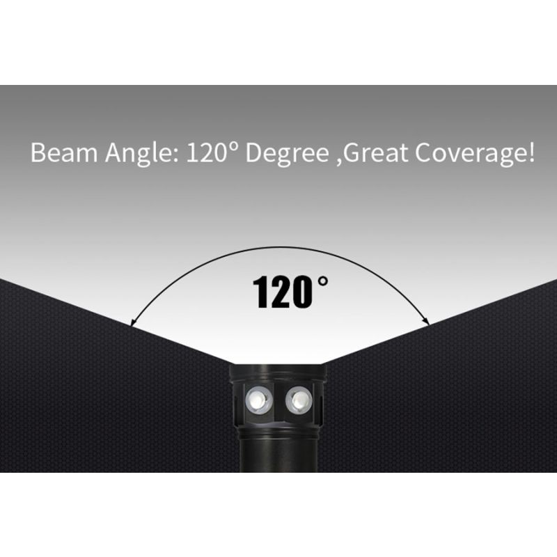 UV 395-400NM Linterna de buceo 15x2 Luz blanca / 4x Luz roja / 4x UV LED LED Linterna de antorcha