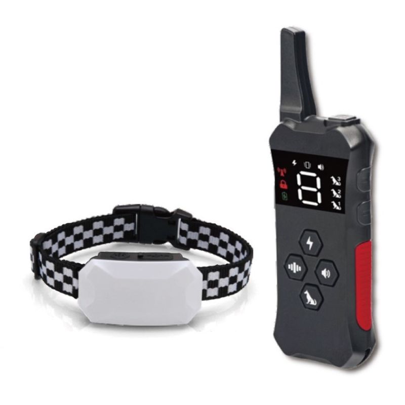 2021 Nuevo collar de entrenamiento para perros con collar de choque impermeable recargable remoto para perros 3 modos de entrenamiento, beep vibración y shock