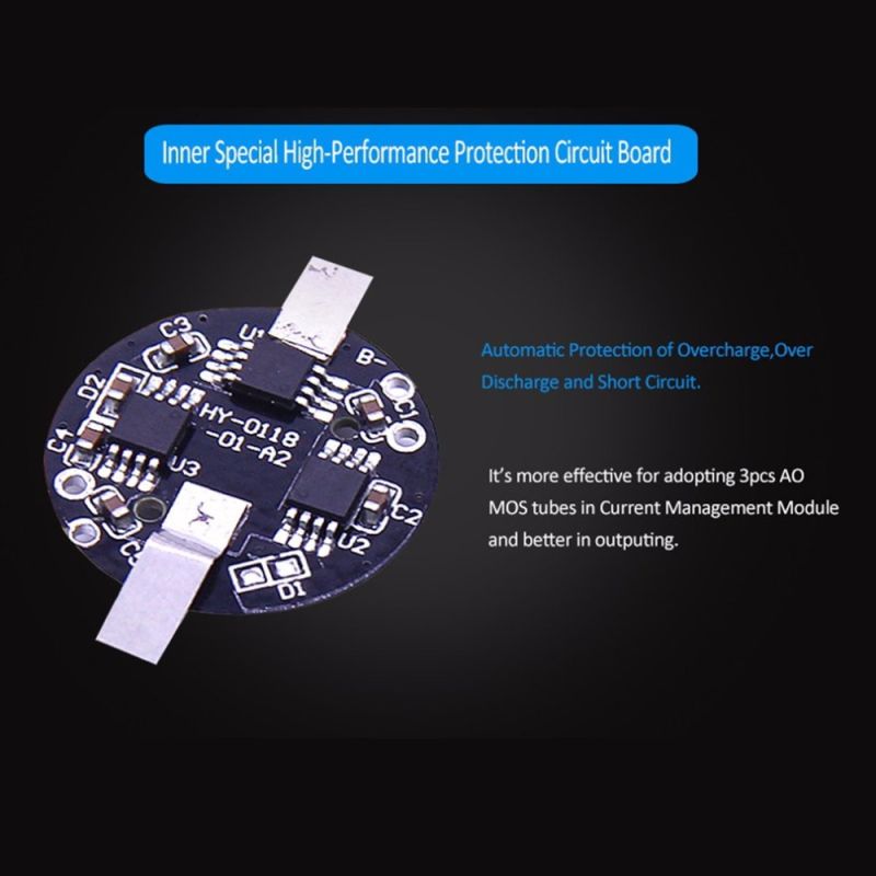 16340 650mAh 3.7v Micro USB recargable recargable batería de ion