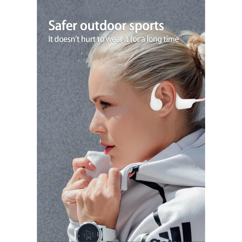 Auriculares de natación de conducción ósea 16GB IP68 impermeables compatibles con Bluetooth auriculares inalámbricos reproductor de música MP3 auriculares deportivos