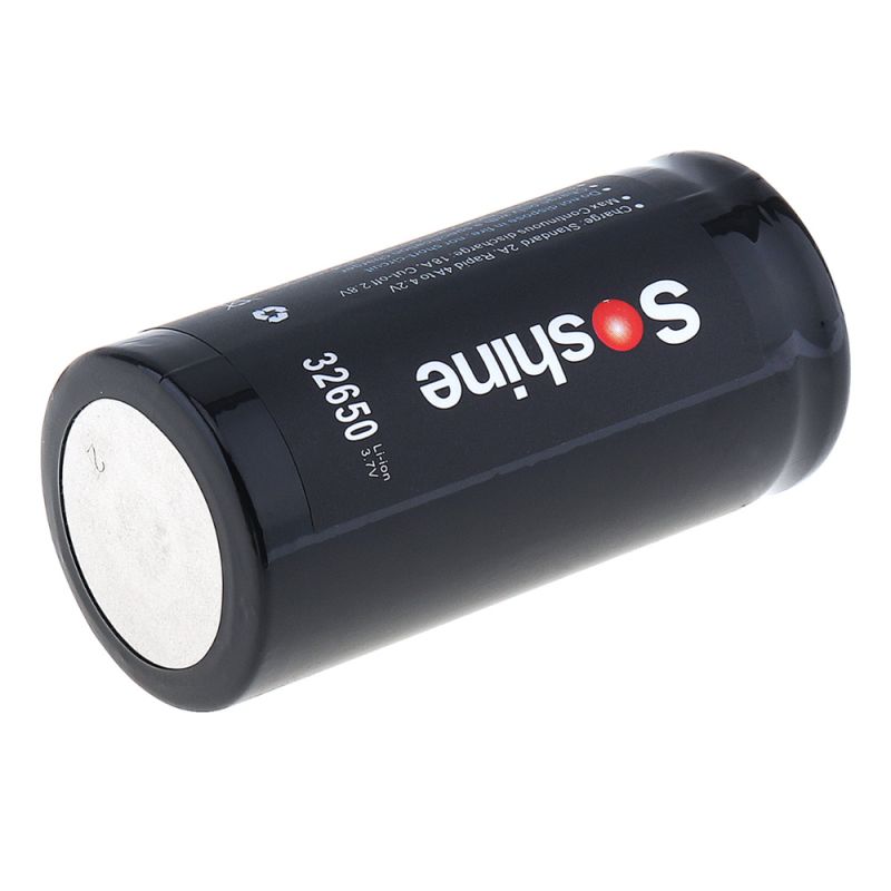 SOSHINE 6500mAH 3.7V 32650 Batería recargable de litio de litio