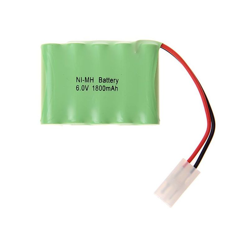 Batería recargable Ni-MH de 6 V AA y 1800 mAh