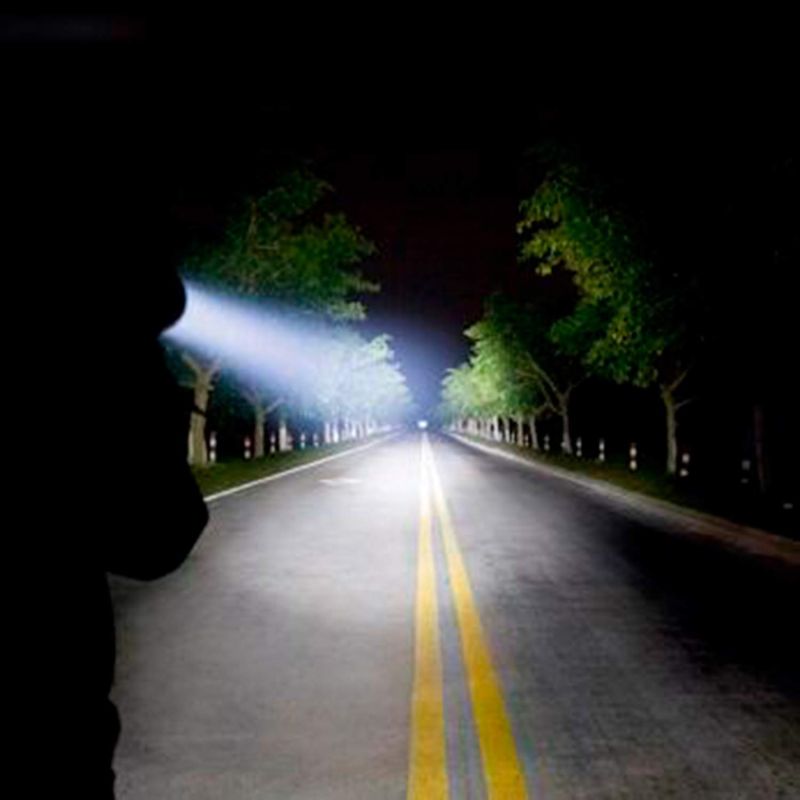 Sky Ray 18xT6 4 Modos 15000 Lumen recargable USB Tipo C Linterna LED