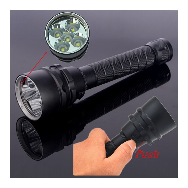 Nuevo 100 m impermeable 8000lm L2 LED linterna linterna linterna antorcha