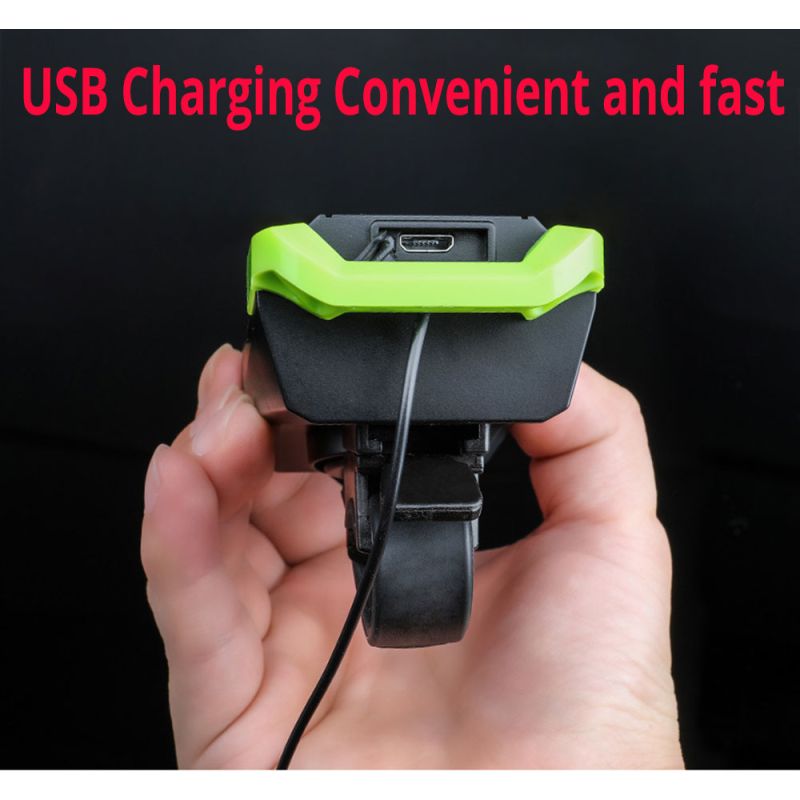 Luces de bicicleta 2x t6 2400 lúmenes USB recargable bicicleta luz delantera