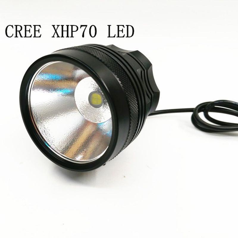 Bicicleta Light XHP70 3500 LUMENS LED Faro de la bicicleta incluye batería y cargador