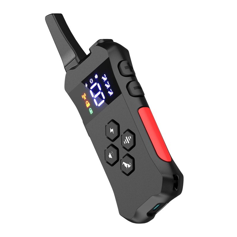 2021 Nuevo collar de entrenamiento para perros con collar de choque impermeable recargable remoto para perros 3 modos de entrenamiento, beep vibración y shock