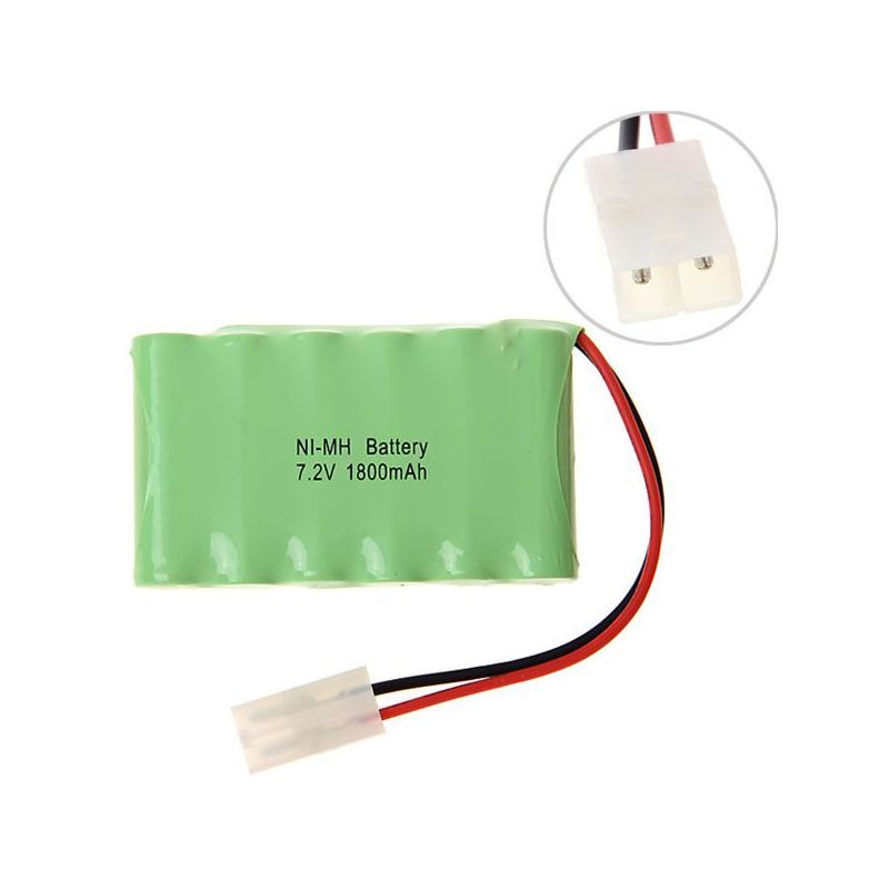 Batería recargable Ni-MH de 7,2 V AA y 1800 mAh
