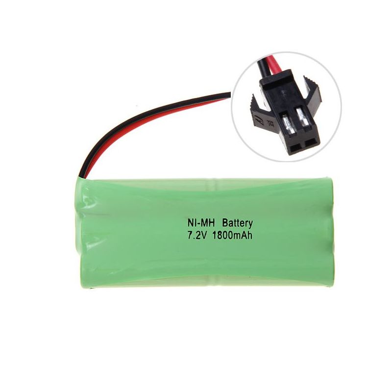 Batería recargable con enchufe SM Ni-MH de 7,2 V AA y 1800 mAh
