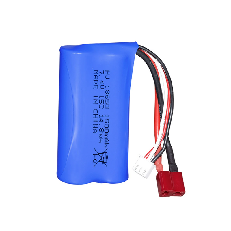 Batería de iones de litio de 7,4 V, 1500 mAh, 15 C 18650.