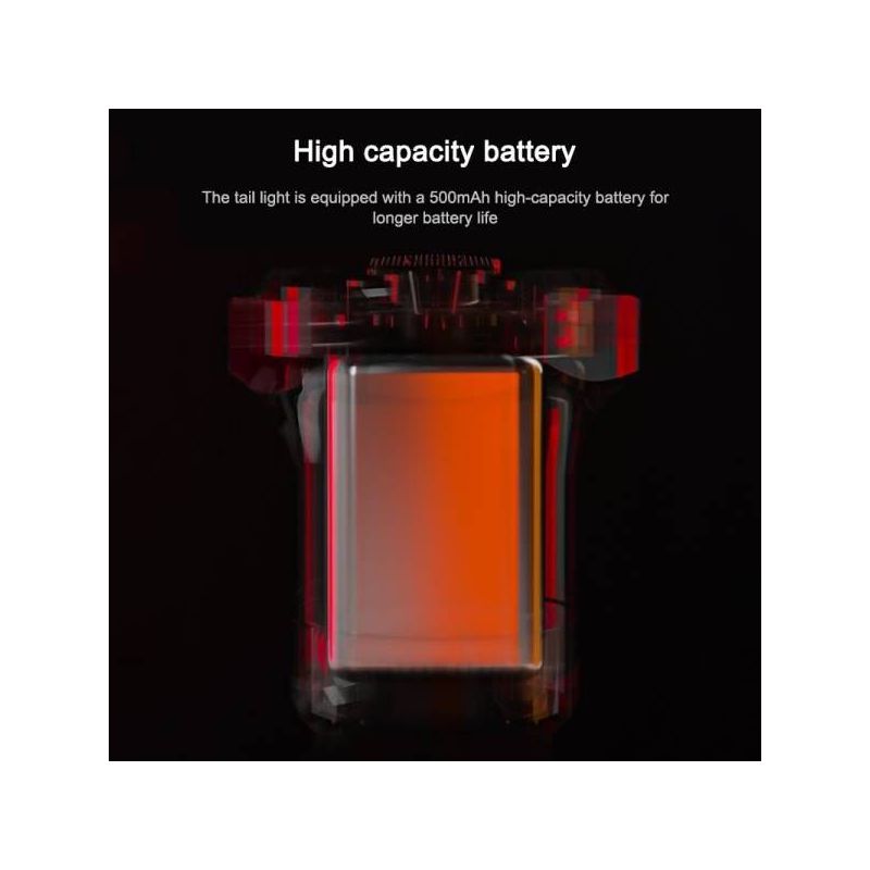 MEROCA MX2 Sensor inteligente Luz trasera de freno Luz de bicicleta de montaña Luz de carga USB Bicicleta de carretera Luz trasera de conducción nocturna