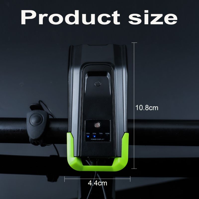 Luces de bicicleta 2x t6 2400 lúmenes USB recargable bicicleta luz delantera