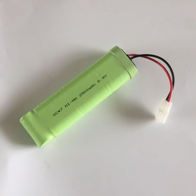 Batería recargable Ni-MH de 8,4 V y 2500 mAh SC*7
