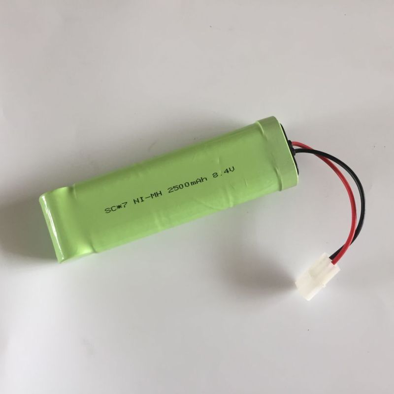 Batería recargable Ni-MH de 8,4 V y 2500 mAh SC*7