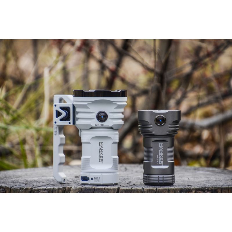 Manker MK38 8x XHP70.2 Linterna LED 41500 lúmenes Proyector de mano multiusos satelital