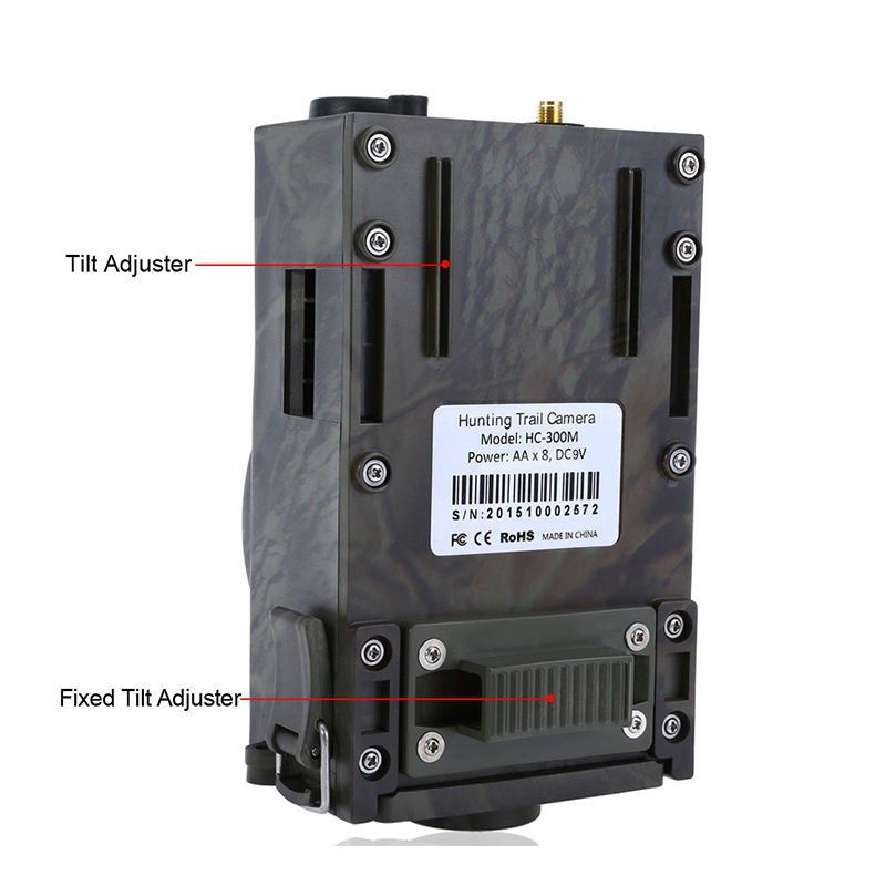 HC-300m 12MP 1080P Visión nocturna Caza Traps GPRS Scouting infrarrojo para la cámara de caza del sendero