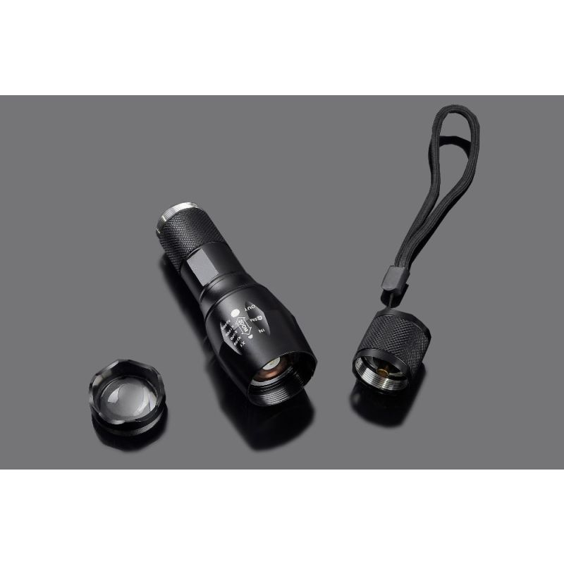 UltraFire A100 Zoomable T6 5 modelos 1800-lumen LED linterna