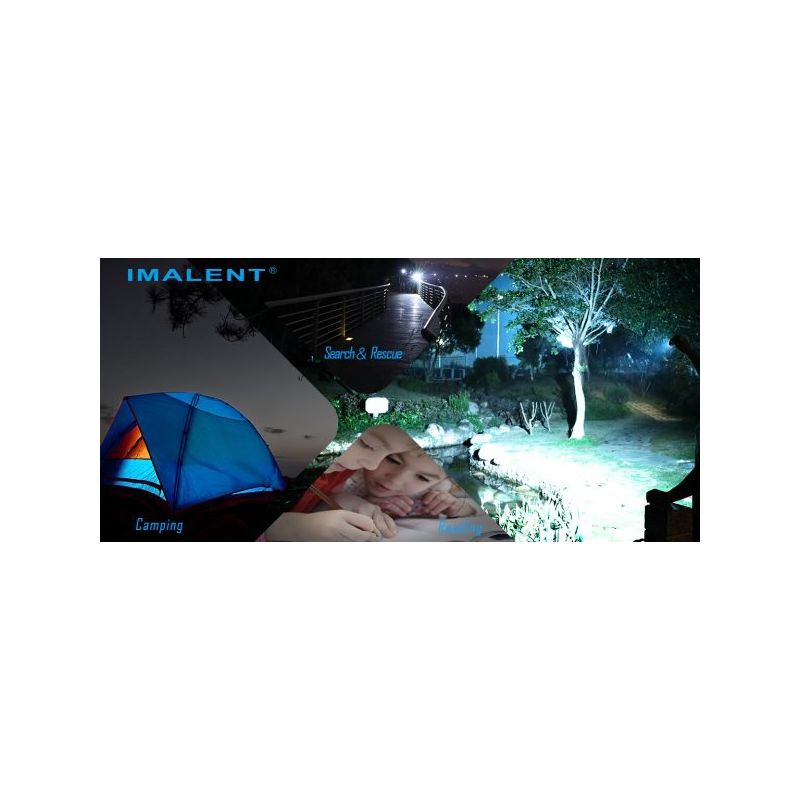 Imalent ms03 xHP70 2nd LED 13000 lúmenes 324 metros 21700 Batería EDC Linterna