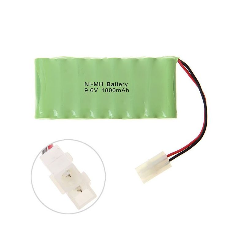 Batería recargable Ni-MH de 9,6 V AA y 1800 mAh