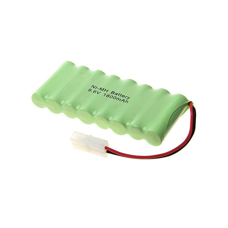 Batería recargable Ni-MH de 9,6 V AA y 1800 mAh