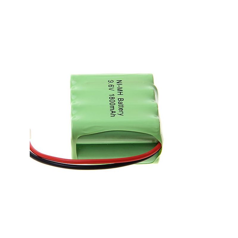 Batería recargable con enchufe SM Ni-MH de 9,6 V AA y 1800 mAh