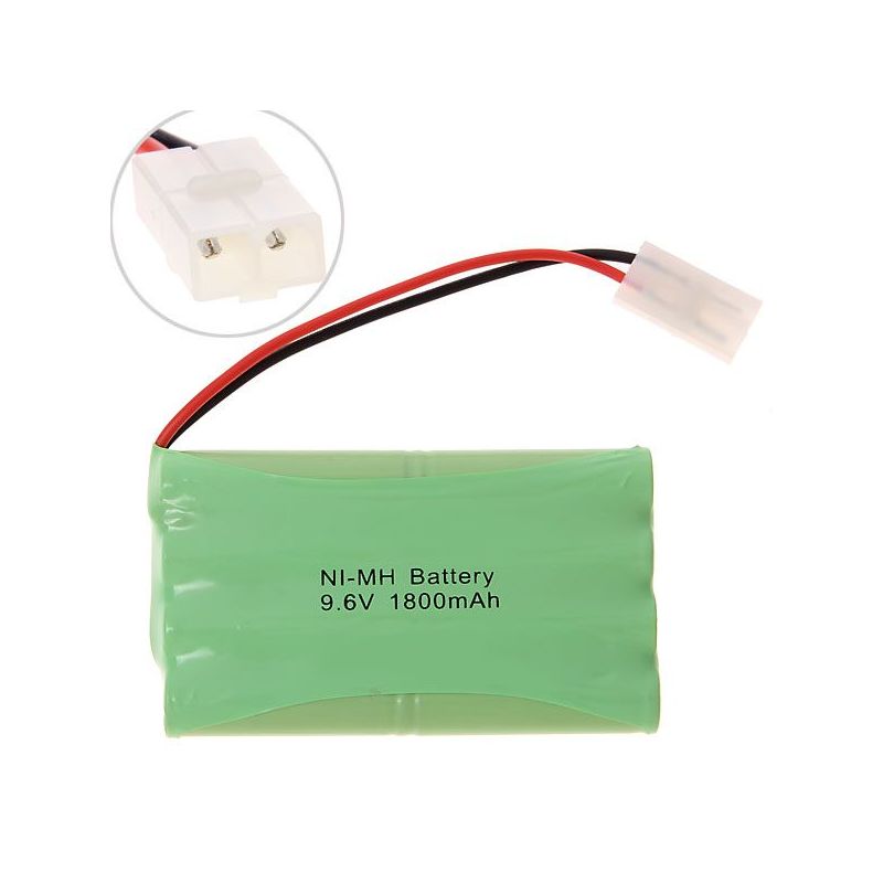 Batería recargable Ni-MH de 9,6 V AA y 1800 mAh
