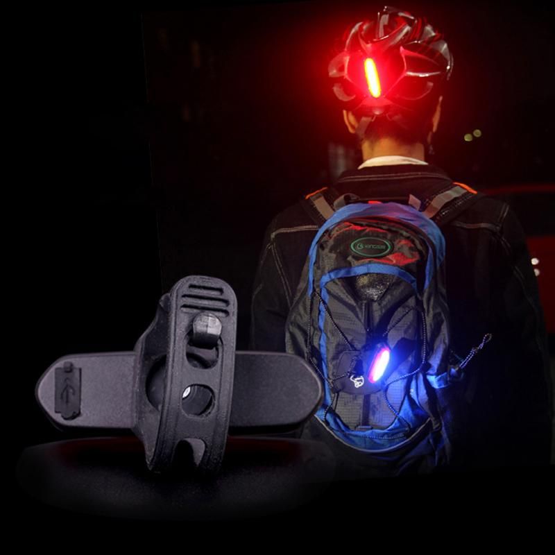 Luz trasera de la luz trasera de la bicicleta recargable USB LED de la cola de la bicicleta LED