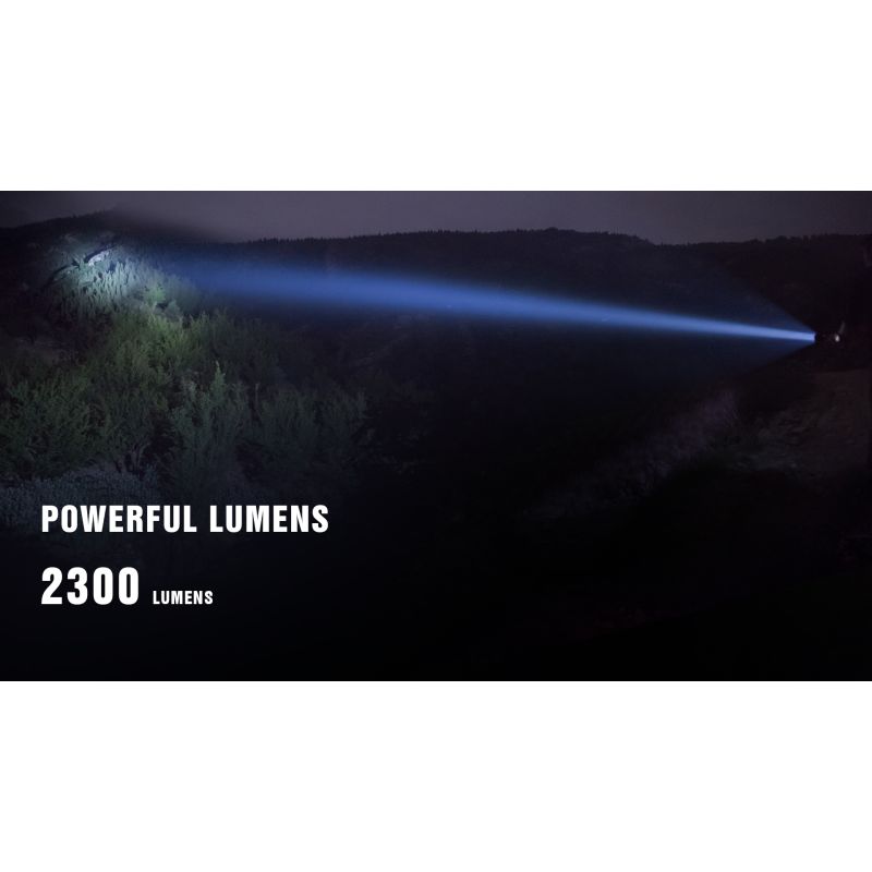 Trust Fire T70 Kit XHP35 Máx 1000 metros 2300Lumens Linterna LED recargable de alta potencia