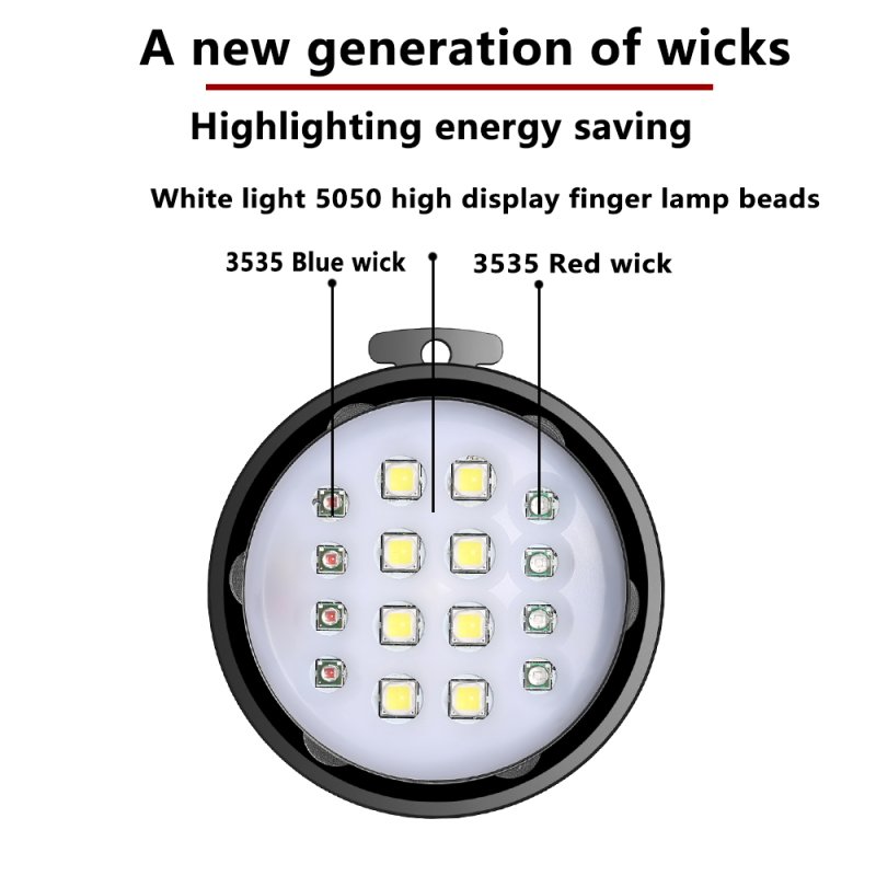 Linterna de buceo subacuática C16, lámpara LED de 100M, antorcha de cámara de vídeo impermeable