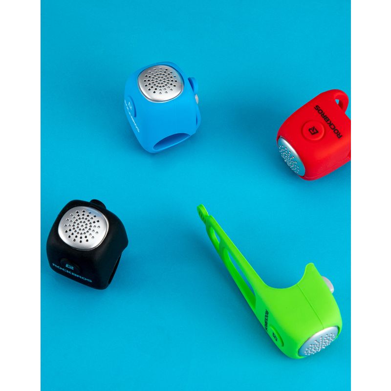 Timbre de ciclismo eléctrico ROCKBROS, bocina de 90 dB, resistente a la lluvia, para manillar de bicicleta MTB, anillo de carcasa de Gel de sílice, timbre para bicicleta, accesorios para bicicleta