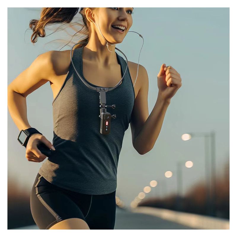 Grabador de bicicleta 1080P, luz trasera de bicicleta, cámara Walkman Vlog portátil multifuncional