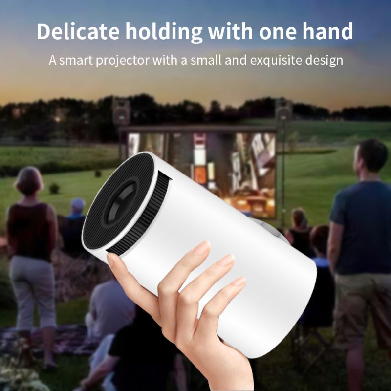 Proyector HY300 Android Wifi proyector portátil inteligente 1280 720P Full HD Oficina Home Theater Video Mini proyector