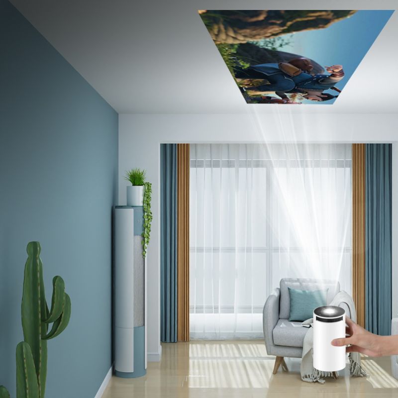 Proyector HY300 Android Wifi proyector portátil inteligente 1280 720P Full HD Oficina Home Theater Video Mini proyector