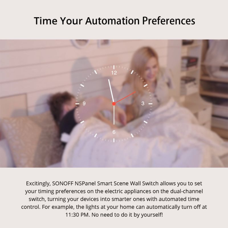 SONOFF NSPanel WiFi escena interruptor inteligente UE/EE. UU. Hogar inteligente Control todo en uno pantalla táctil a través de Ewelink a través de Alexa Google Home Alice