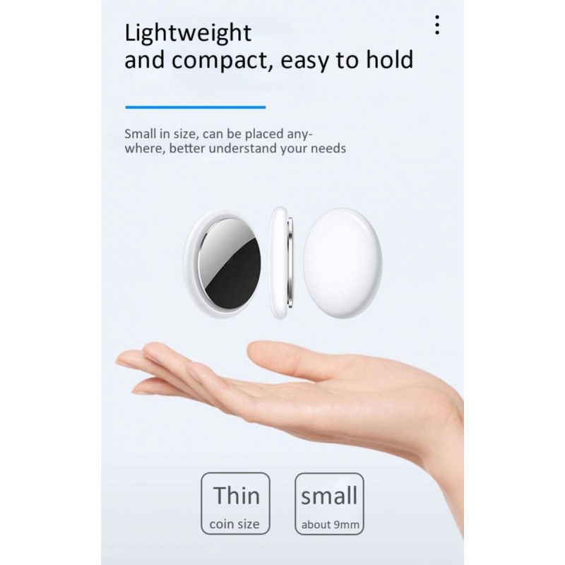 Mini rastreador GPS Bluetooth 4,0 localizador inteligente para AirTag dispositivo antipérdida inteligente localizador GPS llaves móviles buscador de niños y mascotas