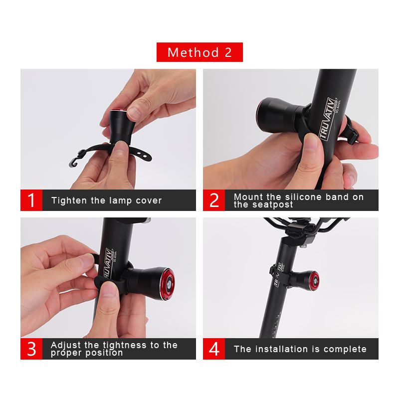 Luz trasera de bicicleta inteligente ANTUSI Q5, luz trasera de bicicleta, luz trasera de arranque/parada automática, detección de freno IPx6, luz trasera LED resistente al agua para ciclismo